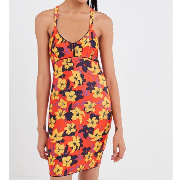 cross back bodycon dress